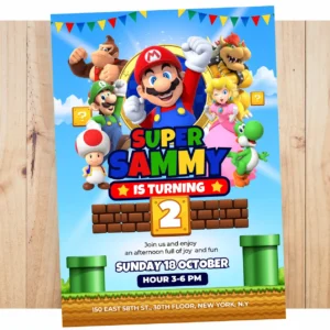 Mário - Convite Aniversário