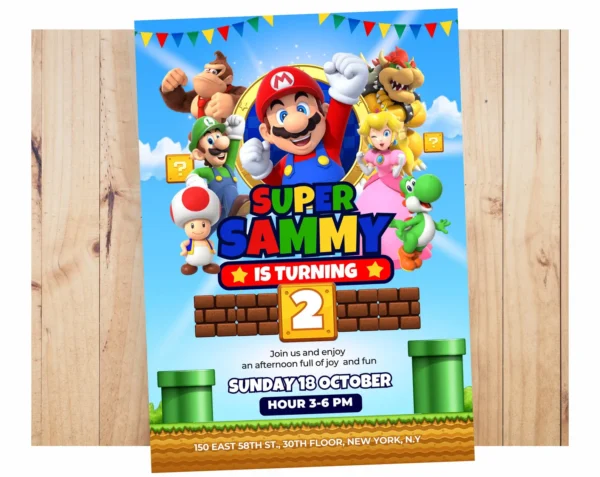 Mário - Convite Aniversário